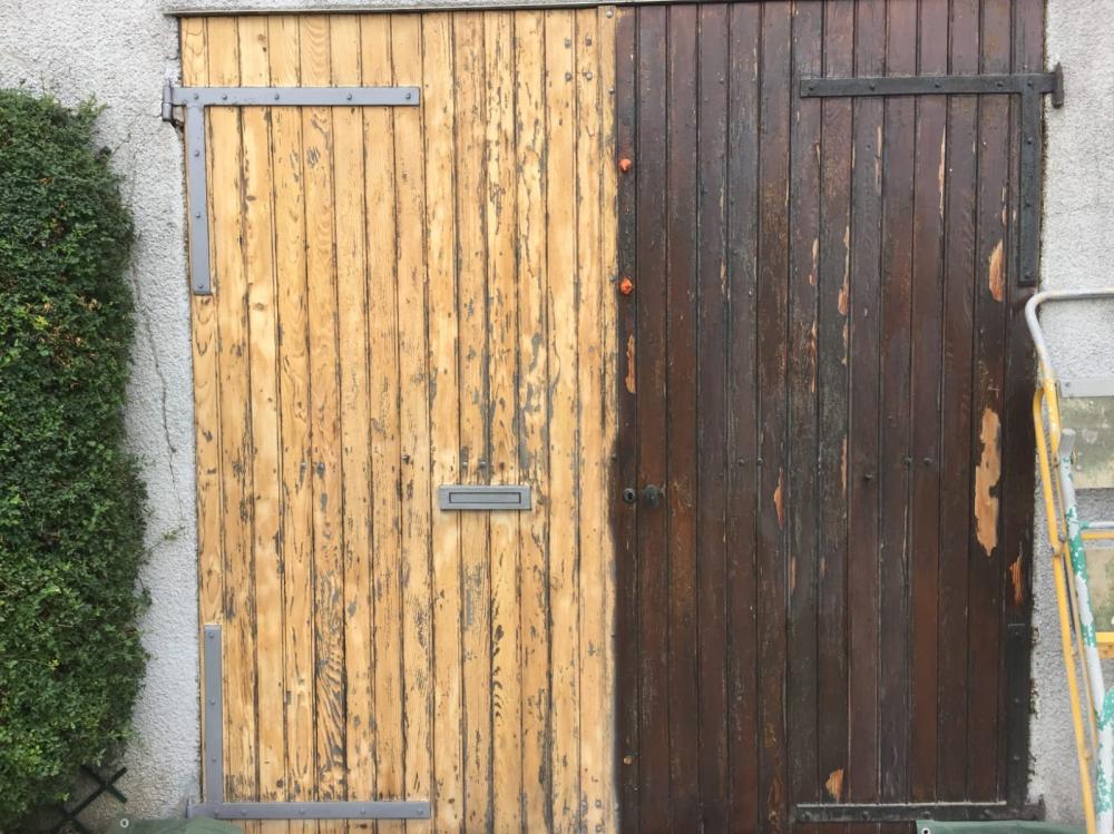 Sablage porte
